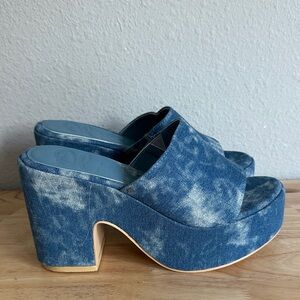 Olivia Miller Womens Crush Heeled Sandals